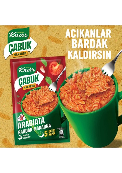 Çabuk Bardak Makarna Arabiata 48g x8 Adet