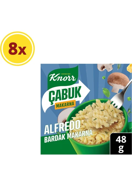 Çabuk Bardak Makarna Alfredo 48g x8 Adet