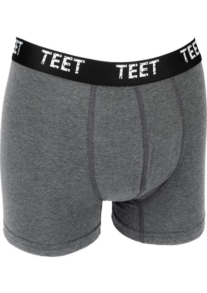 Teet Erkek Boxer Pamuklu Desenli Deluxe 5'li Set