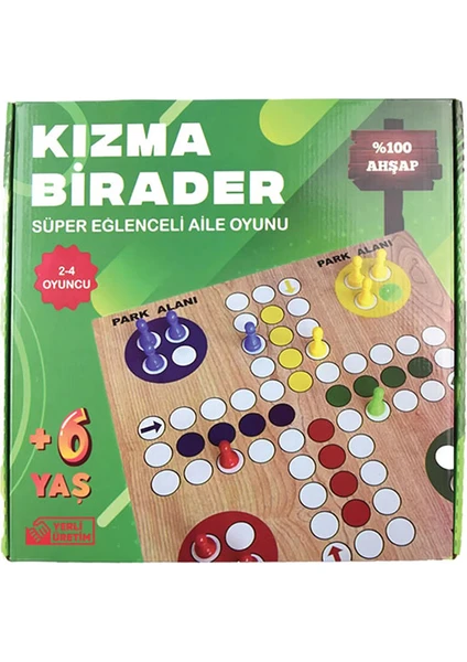 Nostaljik Lezzetler Ahşap Kızma Birader Büyük Boy