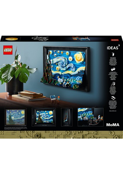 LEGO® 21333 Ideas Vincent Van Gogh - Yıldızlı Gece