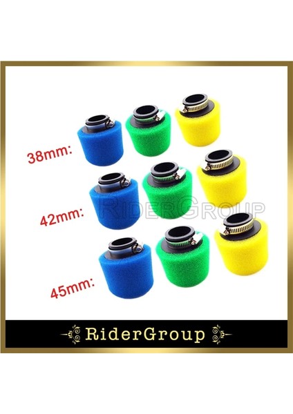 38 mm Sarı Stil Motor Karbüratör Pit Dirt Bike Motosiklet Için Hava Filtresi Temizleyici Go Kart Atv Quad (Yurt Dışından) modelleri