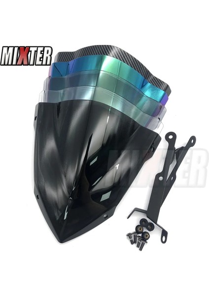 2014-2017 Stilini Temizle Yamaha MT07 Mt-07 mt FZ07 Fz-07 Için Motosiklet Sporları Ön Cam Cam Rüzgar Saptırıcı (Yurt Dışından)