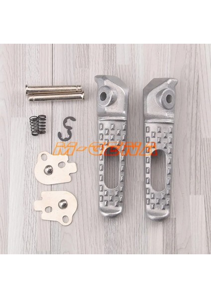 Gümüş Arka Stil Motosiklet Ön Arka Footrests Ayak Mandalları Honda CBR600 F4 F4I F5 CBR900 CBR1000 Vtrbr 600RR CBR1000RR (Yurt Dışından)