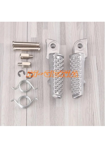 Gümüş Arka Stil Motosiklet Ön Arka Footrests Ayak Mandalları Honda CBR600 F4 F4I F5 CBR900 CBR1000 Vtrbr 600RR CBR1000RR (Yurt Dışından) fırsatları
