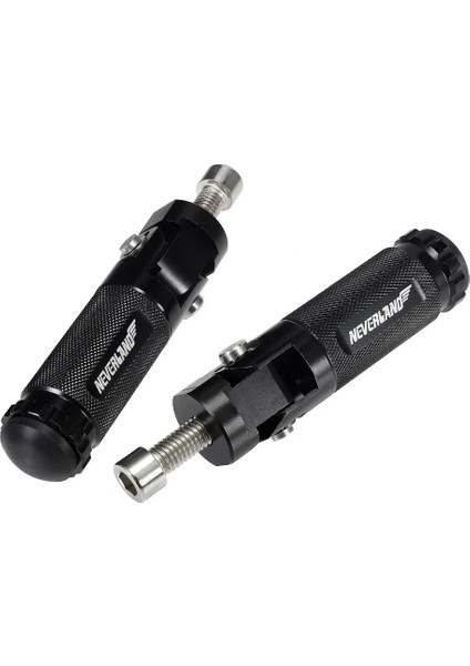 Tüm Siyah Tarzı C Siyah Üniversal Motosiklet Bisikleti Katlanır Ayaklıklar Ayaklıklar Ayak Dayamaları Mandallar Arka Pedallar Seti D40 (Yurt Dışından) fırsatları