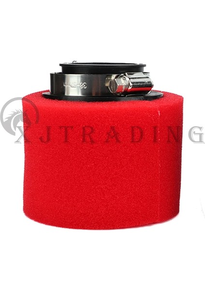 Düz 42MM-R Stili Siyah ve Kırmızı Köpük Hava Filtresi Sünger Temizleyici Moped Scooter Dirt Pit Bike Motosiklet (Yurt Dışından)