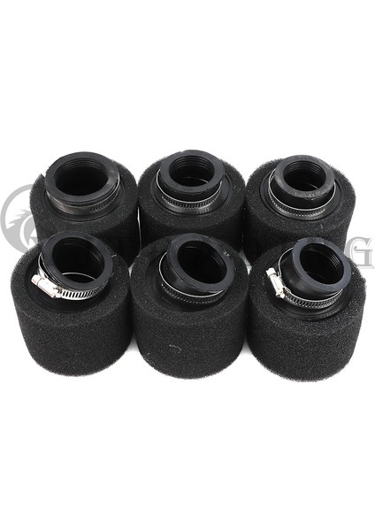 Düz 42MM-R Stili Siyah ve Kırmızı Köpük Hava Filtresi Sünger Temizleyici Moped Scooter Dirt Pit Bike Motosiklet (Yurt Dışından)