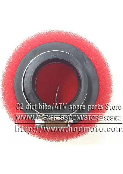 38MM Tarzı Düz Köpük Hava Filtresi Sünger Temizleyici Moped Scooter Cgcc Dirt Pit Bike Motosiklet Kırmızı (Yurt Dışından) indirimleri