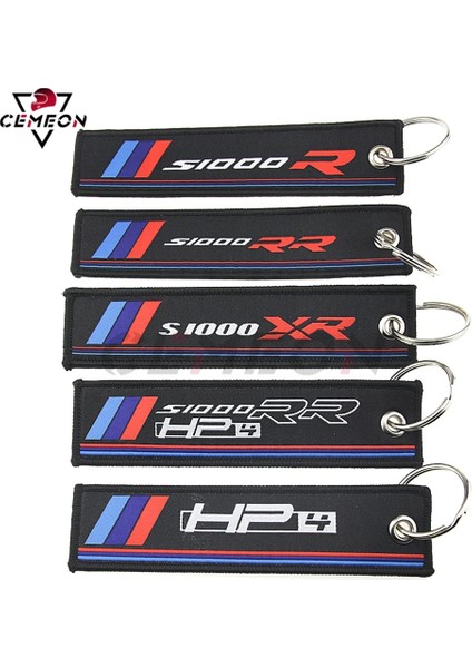 S1000RR Stili Motosiklet Anahtarlık Kolye Bmw R Rr Xr R Rr Sr Rr Hp4 Rozet Nakış Anahtarlık (Yurt Dışından) modelleri