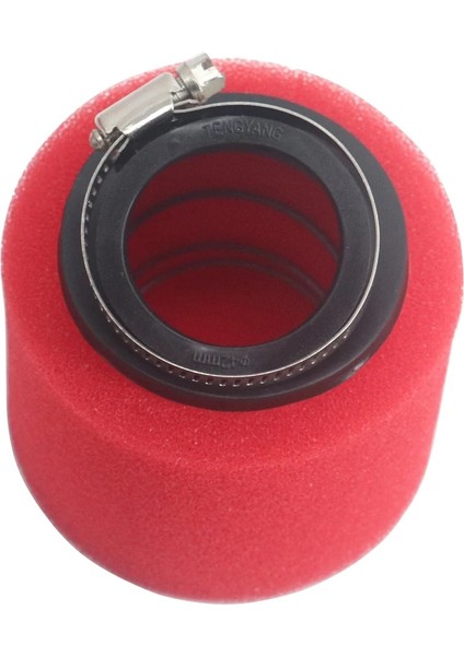 Kırmızı Düz 42MM Tarzı Dik ve Kıvrımlı Dirsek Boyun Köpüğü Hava Filtresi Sünger Temizleyici Moped Scooter Dirt Pit Bike Döngüsü (Yurt Dışından) fırsatları