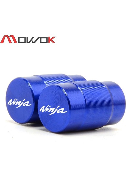 Mavi Stil Kawasakı Nınja Için Ninja R ZX14R ZX10R ZX6R Motosiklet Tekerleği Lastik Vana Kapakları C Alüminyum Hava Geçirmez Kapakları (Yurt Dışından)