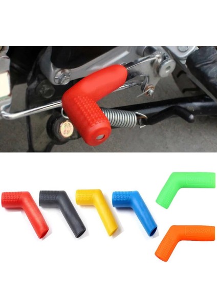 Yeşil Stil Evrensel Motosiklet Vites Vites Kolu Kauçuk Kapak Pedal Ayakkabı Koruyucu Kılıf Honda Kawasaki Suzuki (Yurt Dışından)