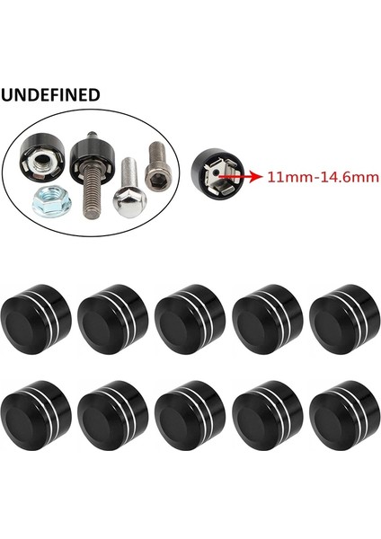 11MM-14.6MM Stili Motosiklet Kafa Cıvata Kapağı Schrauben Motor Topper Vidalı Kapaklar Alüminyum Için Harley Twin Cam Dyna Softail Touring Flh Krom (Yurt Dışından)