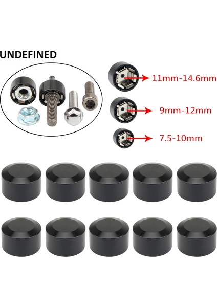 11MM-14.6MM Stili Motosiklet Kafa Cıvata Kapağı Schrauben Motor Topper Vidalı Kapaklar Alüminyum Için Harley Twin Cam Dyna Softail Touring Flh Krom (Yurt Dışından)