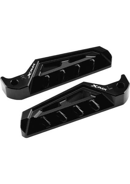 Siyah Stil Yamaha Xmax Için Otorcycle Aksesuarları Arka Yolcu Footrest Ayak Istirahat Mandalları Arka Pedallar Kaymaz Pedallar (Yurt Dışından)