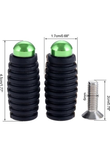 Mavi Stil C Motosiklet Footrest 6mm Vites Kolu Ayak Peg Pedalı Suzuki Gsx V650 Gsr Gs Bandit (Yurt Dışından) modelleri