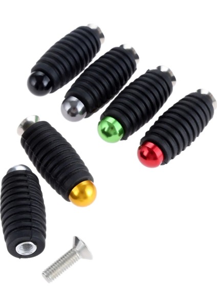 Mavi Stil C Motosiklet Footrest 6mm Vites Kolu Ayak Peg Pedalı Suzuki Gsx V650 Gsr Gs Bandit (Yurt Dışından) fırsatları