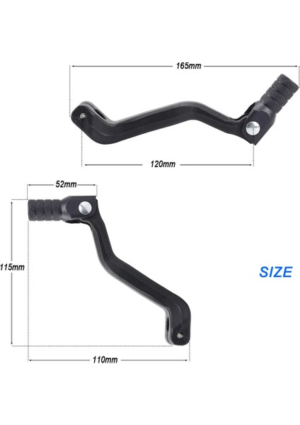 Siyah Stil Kayo Bosuer Apollo Xmotos Zongshen N Dirt Bike Mx Motocross Enduro Için Motosiklet Vites Pedalı Kolu (Yurt Dışından) modelleri