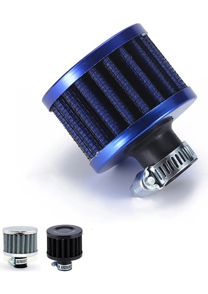 25MM-GÜMÜŞ Tarzı R-Ep Motosiklet Için Evrensel Araba Hava Filtresi Soğuk Hava Emme Yüksek Akış Karter Havalandırma Kapağı Mini Havalandırma Filtreleri (Yurt Dışından)