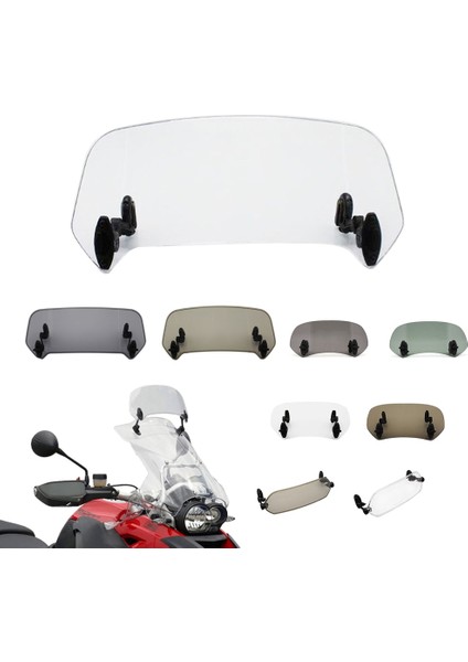 B Küçük Füme Tarzı Motosiklet Risen Ayarlanabilir Rüzgarlık Cam Spoiler Honda Bmw Için Hava Saptırıcı Kawasakı Yamaha Honda Suzukı Ducatı (Yurt Dışından)
