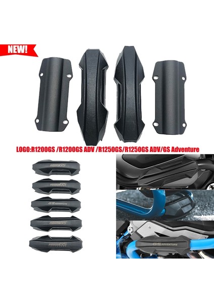 Gs Adv Logo Stili Bmw Için Rgs Lc R1250GS Adv R Gs F800GS F850GS Macera Motosiklet Crash Bar Tampon Motor Koruma Koruması (Yurt Dışından)