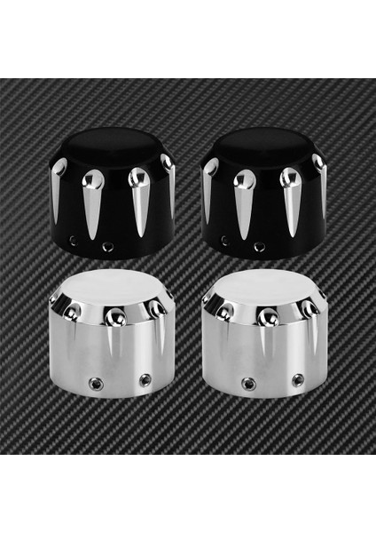 Aks Somunu Kapağı I Tarzı 2xmotorcycle Ön Aks Somunu Kapaklar Alüminyum Blackchrome Harley Sportster Touring Softail Dyna Vrsc Fat Bob Geniş Glide (Yurt Dışından) modelleri