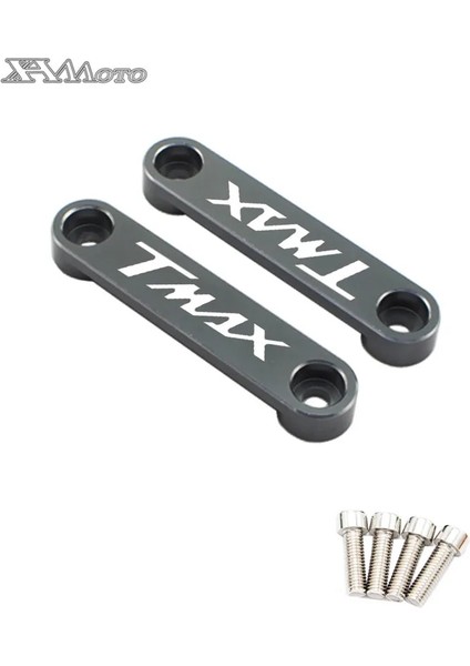 Titanyum Tarzı Yamaha Tmax Max Xdx Için Motosiklet Aksesuarları Ön Aks Bakır Plaka Dekoratif Kapak (Yurt Dışından)