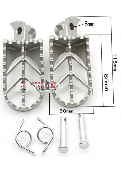 Yeni Ayak Dayanağı Mandalları Motosiklet Paslanmaz Çelik CRF50 XR50 XRF70 CRF70 Pit Dirt Motor Trail Bike Için Motosiklet Footpegs Motokros (Yurt Dışından)