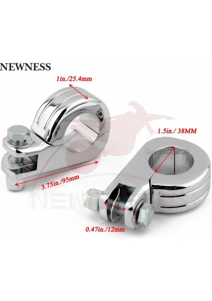 38MM Kelepçe Stili Otoyol Motor Çubuğu Footrest Ayak Mandalları Harley-Davidson Motosiklet Touring Için Dinlenme Erkek Peg Montaj Kelepçesi (Yurt Dışından)