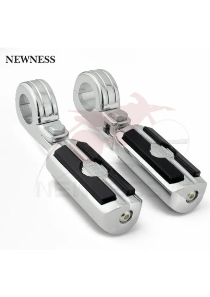 38MM Kelepçe Stili Otoyol Motor Çubuğu Footrest Ayak Mandalları Harley-Davidson Motosiklet Touring Için Dinlenme Erkek Peg Montaj Kelepçesi (Yurt Dışından)