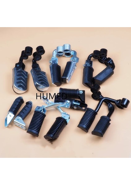 Arka Pedal Stili 1 Çift Motosiklet Ön Ayak Dayanağı ve Motosiklet Arka Pedalı GN125GS150 Için Motosiklet Aksesuarları Motosiklet Pedalı (Yurt Dışından)