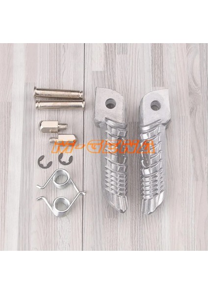 Gümüş Ön Stil Suzuki Için GSR400 GSR600 GSXR600 GSXR750 GSXR1000 Gsr GSXR1300 B-Kral Motosiklet Ön Arka Footrests Ayak Mandalları (Yurt Dışından)