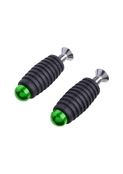 Yeşil Stil Çift Motosiklet Vites Fren Kolu Ayak Pegs Toepegs Pedallar M6 Footpegs Yamaha Kawasaki Honda Ducati Için Yarış Rearset (Yurt Dışından)