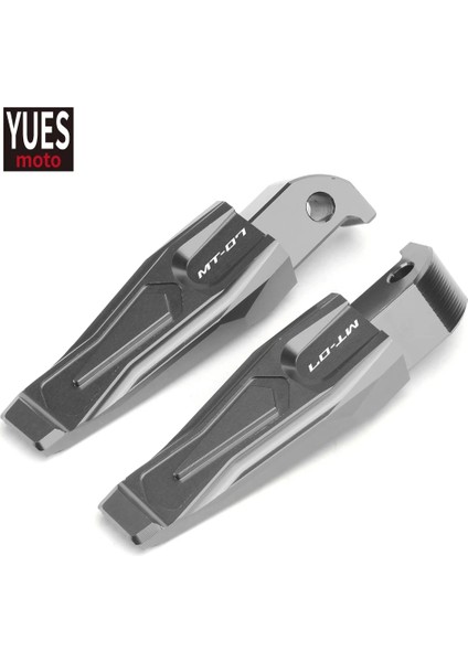 Gri Stil Motosiklet Aksesuarları C Arka Yolcu Ayak Dayanakları Mandallar Yamaha MT07 mt Için Footrests (Yurt Dışından)