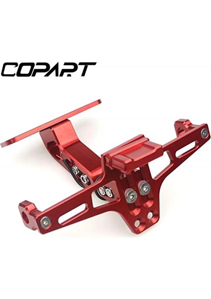 Kırmızı Stil Honda Cbr 125R Için Rcotorcycle Evrensel Ayarlanabilir Kuyruk Düzenli Arka Plaka Tutucu ile LED Işık (Yurt Dışından)