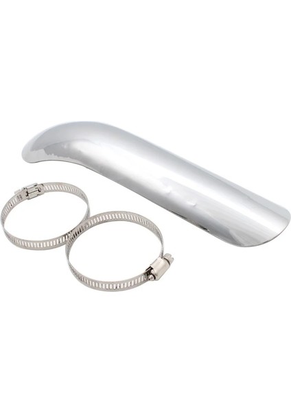 Çoklu Stil Blackchrome Kahverengi Motosiklet Kavisli Egzoz Susturucu Boru Isı Kalkanı Kapak Guard Koruyucu Evrensel Honda Harley Için (Yurt Dışından) fiyatları