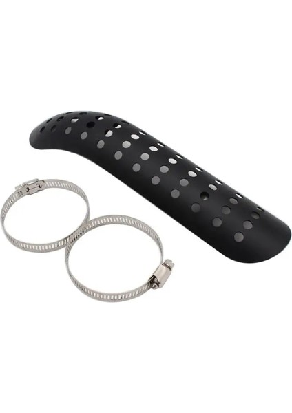 Çoklu Stil Blackchrome Kahverengi Motosiklet Kavisli Egzoz Susturucu Boru Isı Kalkanı Kapak Guard Koruyucu Evrensel Honda Harley Için (Yurt Dışından) indirimleri