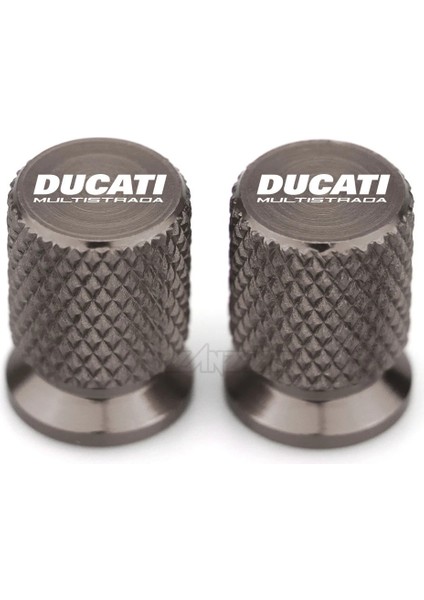 Titanyum Tarzı C Alüminyum Lastik Vana Hava Limanı Kapağı Kapağı Ducati Multistrada Ort Grand Tour Için Motosiklet Aksesuarları (Yurt Dışından)