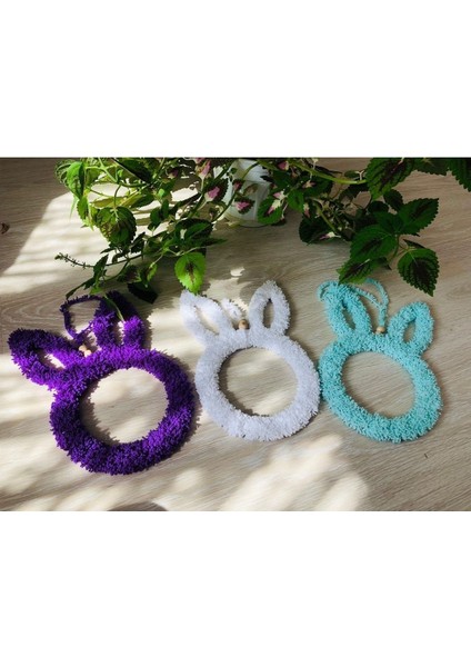 Bebek Çocuk Odası Tavşan Kulak Peluş Sevimli Dekoratif Askı fiyatları