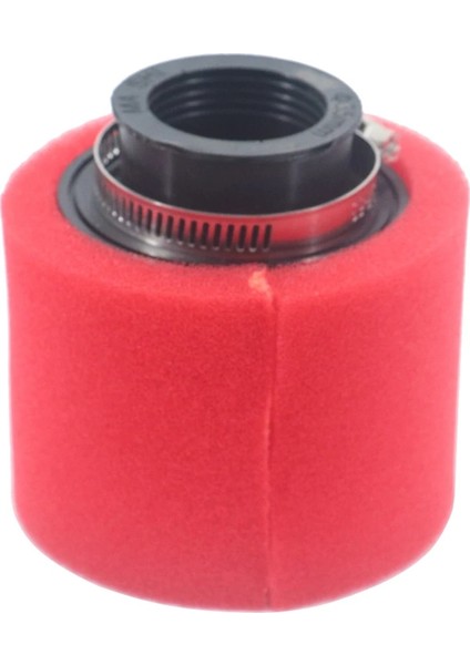 Kırmızı Düz 48MM Tarzı Siyah ve Kırmızı Köpük Hava Filtresi Sünger Temizleyici Moped Scooter Dirt Pit Bike Motosiklet (Yurt Dışından) modelleri