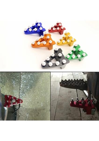 Turuncu Tarzı Motosiklet C Arka Fren Pedalı Adım Ipuçları Honda CRF50 Crf 50 XR50 Pit Bikes Siyah Kırmızı Yeşil Mavi (Yurt Dışından) modelleri