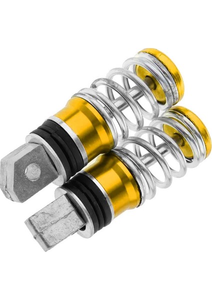 Sarı Stil Çift Motosiklet Alüminyum Arka Yaylı Ayak Pedal Pedalı (Yurt Dışından)