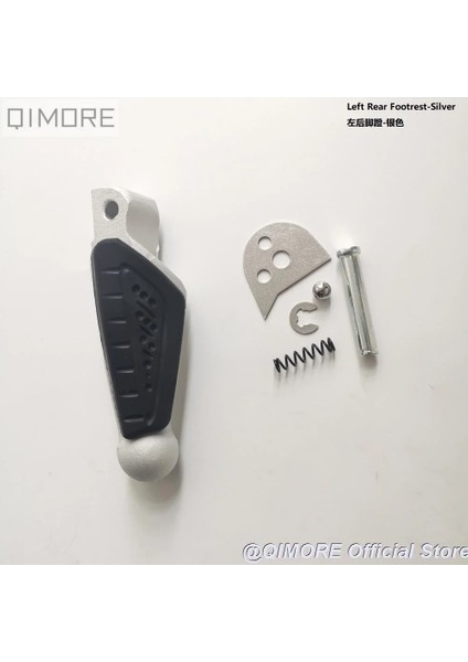 Sol Arka Gümüş Tarzı Motosiklet Benelli Için Arka Ayaklıklar TNT300 BN302 TNT600 Bntels Keeway Rk6 600 (Yurt Dışından)