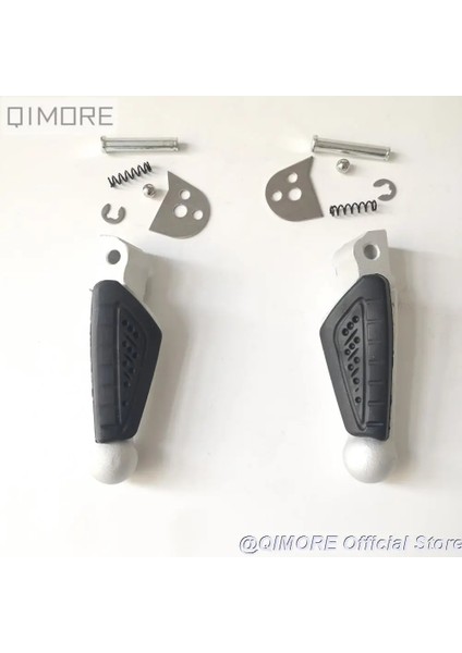 Sol Arka Gümüş Tarzı Motosiklet Benelli Için Arka Ayaklıklar TNT300 BN302 TNT600 Bntels Keeway Rk6 600 (Yurt Dışından) fırsatları