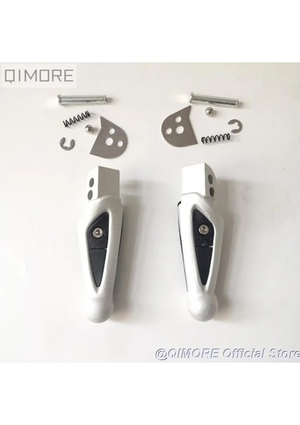 Sol Arka Gümüş Tarzı Motosiklet Benelli Için Arka Ayaklıklar TNT300 BN302 TNT600 Bntels Keeway Rk6 600 (Yurt Dışından) indirimleri