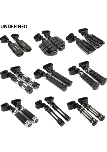 Kelepçe Montaj Stili Otoyol Mandalları Ayarlanabilir Motosiklet Footpegs Motor Koruması Crash Bar Harley Sportster Xl Dyna Softail Için Footrest Dağı (Yurt Dışından)