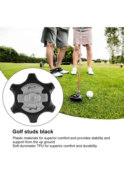 30 Adet Golf Ayakkabısı Sivri Temizleme Aracı Siyah Kelepçe Cleats Çiviler Temizleme Aracı ile Yedek Plastik Konfor Dayanıklılık (Yurt Dışından) fırsatları