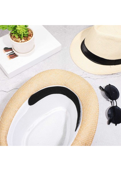 50 Adet Tek Kullanımlık Kapak Astarı Nem Emici Ter Bandı Siperlikli Şapka Yapışkanlı Ter Emici Şeritler Yama Bandı, Siyah (Yurt Dışından) indirimleri