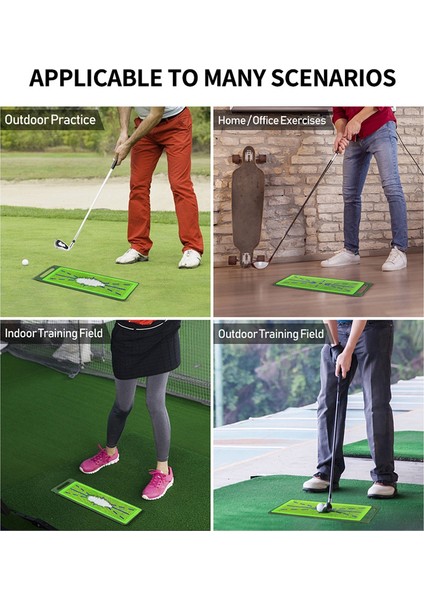 Golf Vuruş Mat Golf Salıncak Mat Vuruş Vuruş Yönü Izleme Kapalı/açık Ev Bahçe Golf Salıncak Eğitim Pedi (Yurt Dışından) indirimleri